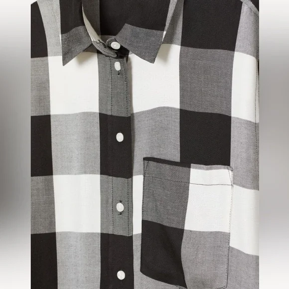 SSS Checked Cotton Shirt Dress - XS - Picture 2 of 8
